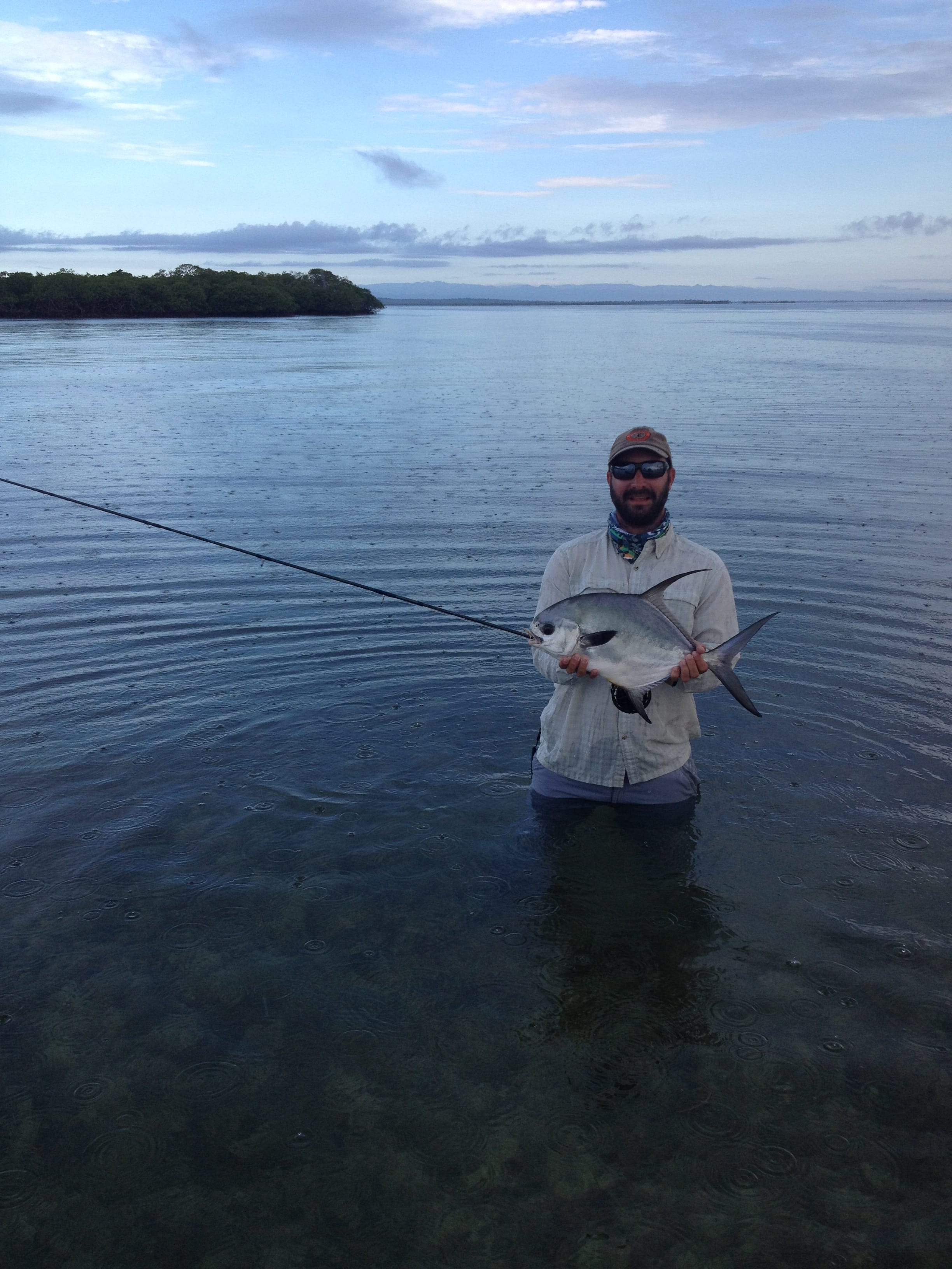 First fish, last day, Belize 2015. Photo/guiding Oliver Garbutt