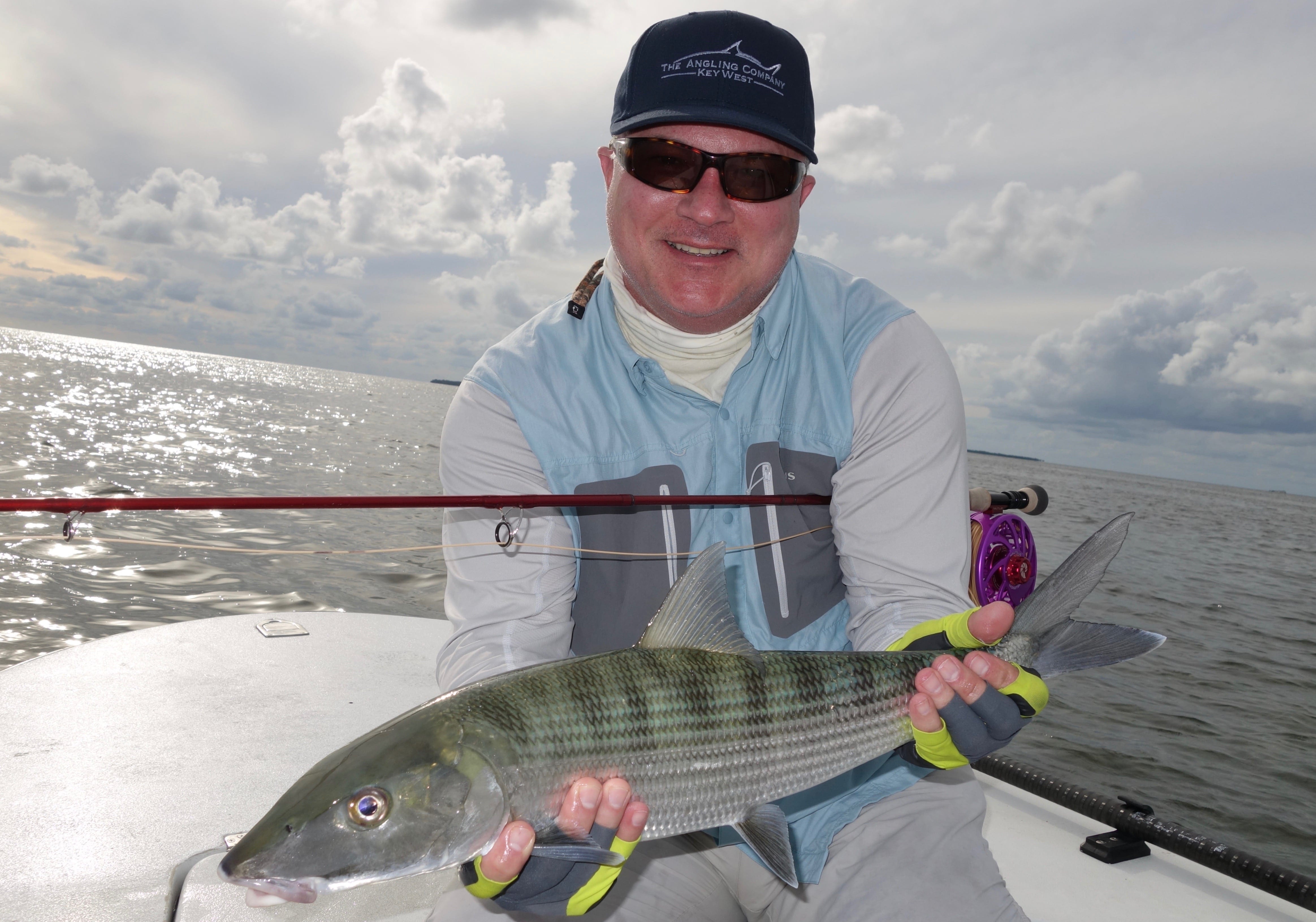 Ted Margo caught a number of nice bonefish with Doug Kilpatrick in October. This is one of the four he caught. Photo/guiding Doug Kilpatrick