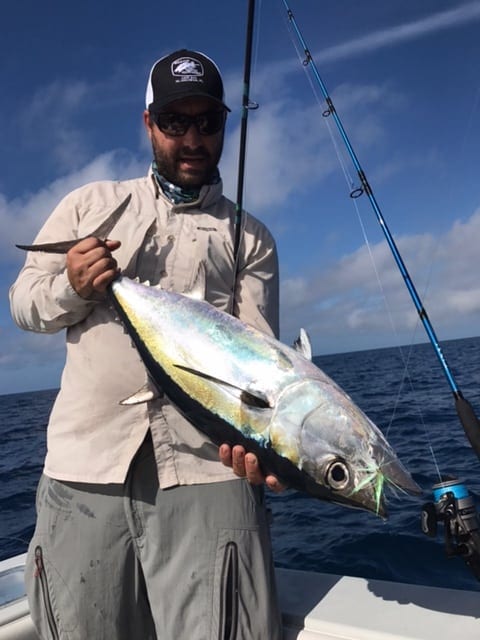 A blackfin tuna, caught on fly with Chris Trosset. Photo/guiding Chris Trosset