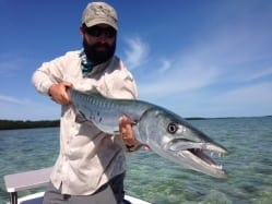 Another wolf, plucked from a bunch of tough fish that made it hard for us to get a bite. John O'Hearn photo/guiding