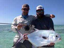 David "Big P" Kolhage holds the fruits of some hard permit labor. Photo/guiding John O'Hearn