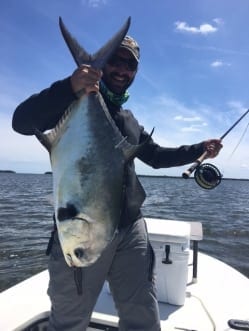 The 2017 March Merkin brought some truly awful weather. John O'Hearn found us one shot in the three days, and good things happened. Photo/(very amazing) guiding Captain John O'Hearn