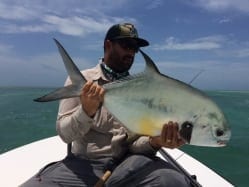 While it was a fair case that we should have been tarpon fishing, it was nice to visit with an old friend. Photo/guiding John O'Hearn